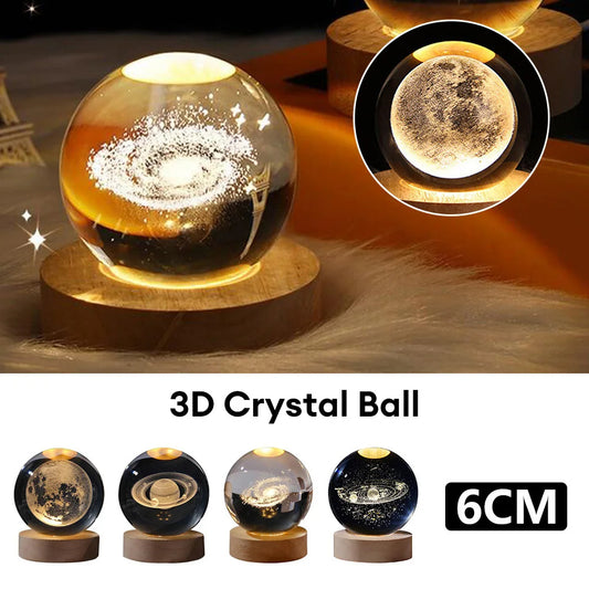 3D Starry Sky, Planets and Moon Lamp Projection Ambience Light